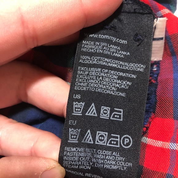 Tommy Hilfiger Plaid Long Shirt Dress with side pockets Ladies Medium - Picture 4 of 10